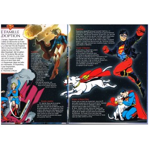 LIVRE : LA GRANDE IMAGERIE DES SUPER-HEROS  : SUPERMAN : PAGES INTERIEURES